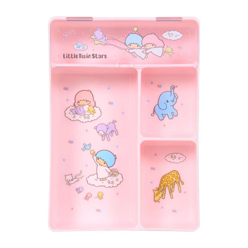 Little Twin Stars Plastic Tray with Cover