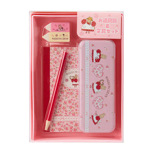 Marroncream Stationery Set in Box
