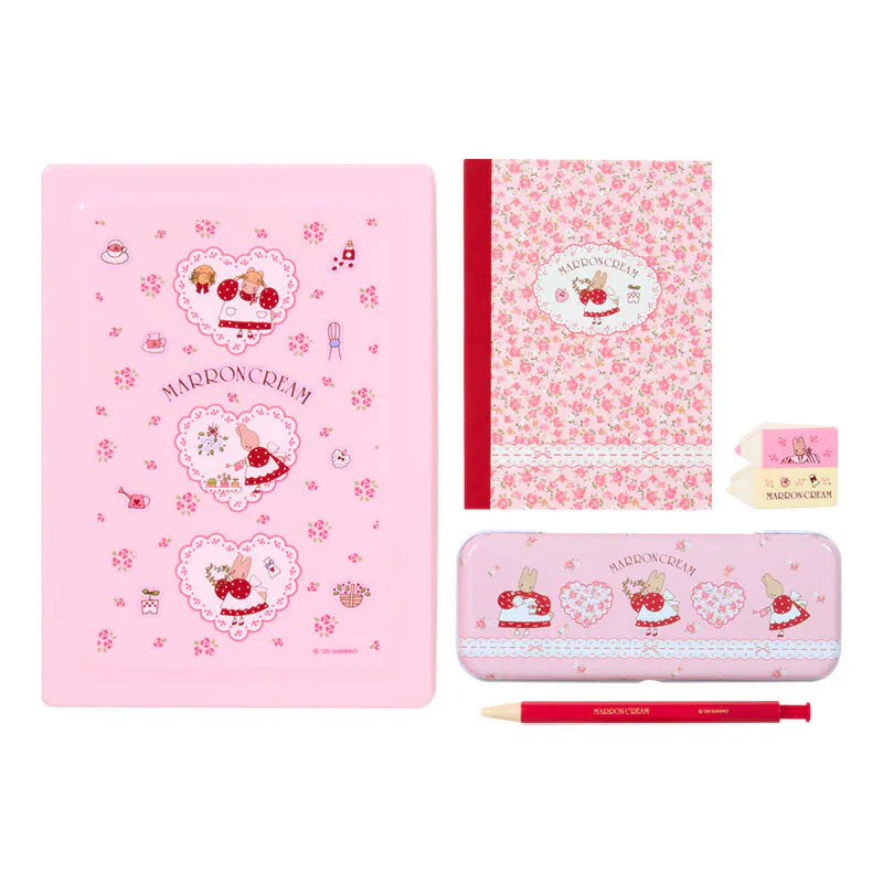 Marroncream Stationery Set in Box