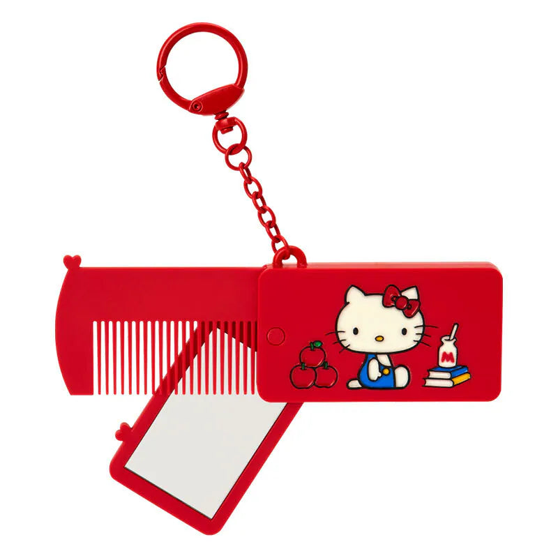 Hello Kitty Mirror and Comb Keyring