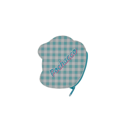 Pochacco Pastel Check Diecut Coin Purse