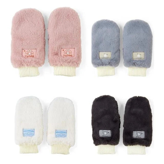 Sanrio Characters Fur Mittens