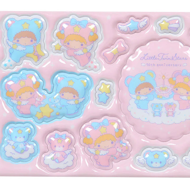 Little Twin Stars 50th Anniversary Stickers