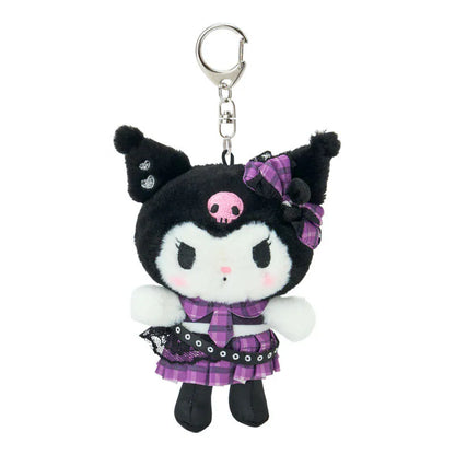Kuromi Sweet Rock 'n' Check Keychain with Mascot