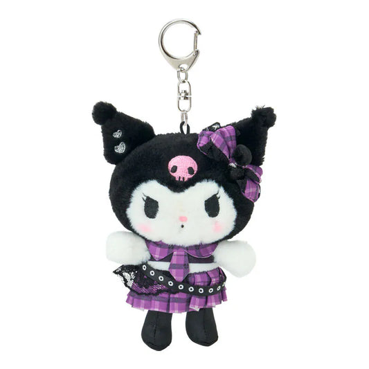 Kuromi Sweet Rock 'n' Check Keychain with Mascot