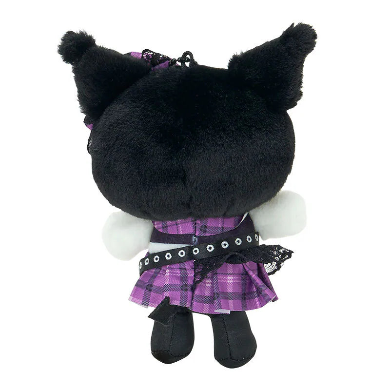 Kuromi Sweet Rock 'n' Check Keychain with Mascot