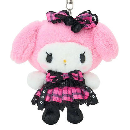 My Melody Sweet Rock 'n' Check Keychain with Mascot