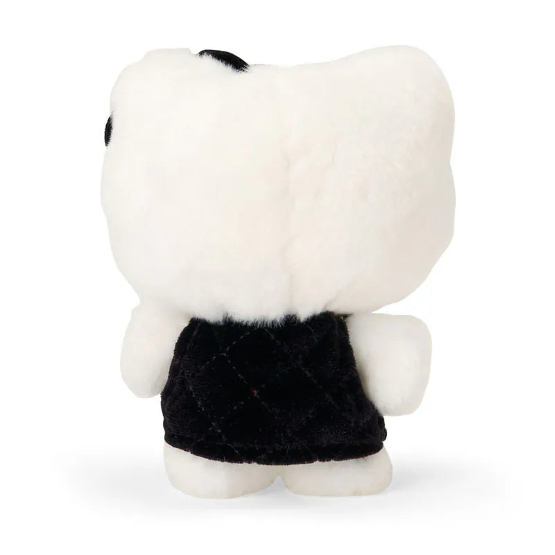 Hello Kitty Black Quilt Keychain with Mascot