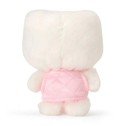 Hello Kitty Pink Quilt Keychain with Mascot