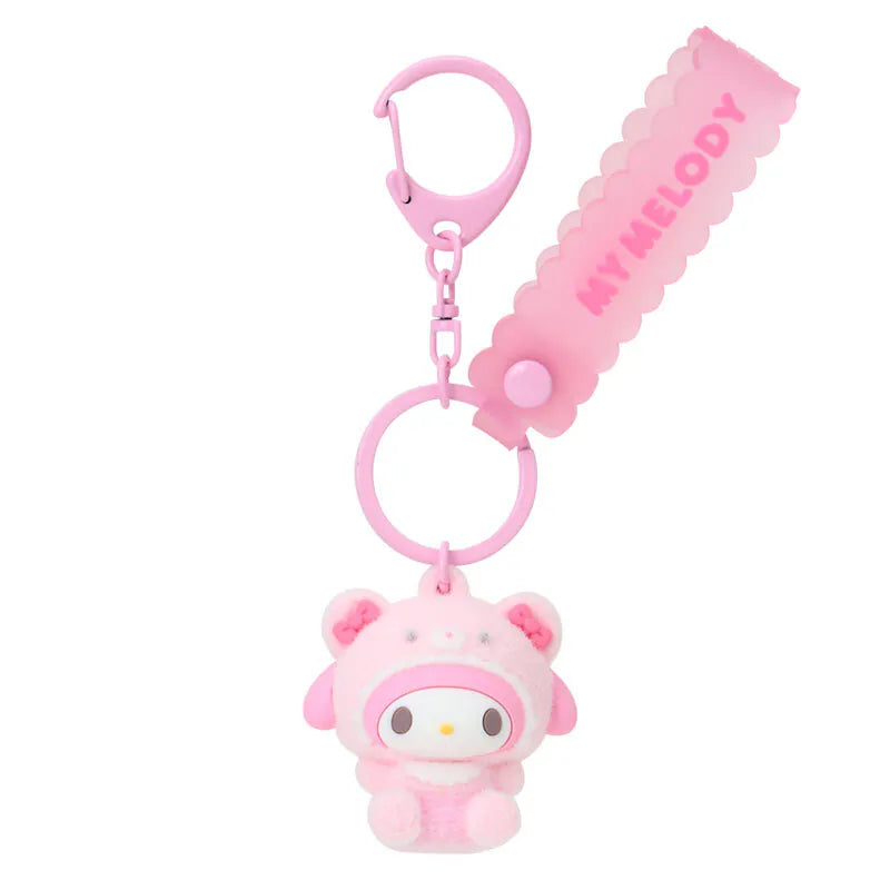 My Melody BBD Keyring with Resin Mascot