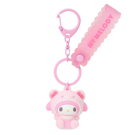 My Melody BBD Keyring with Resin Mascot