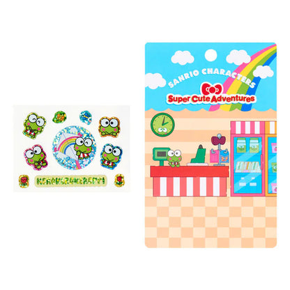 Keroppi Charm and Sticker Set