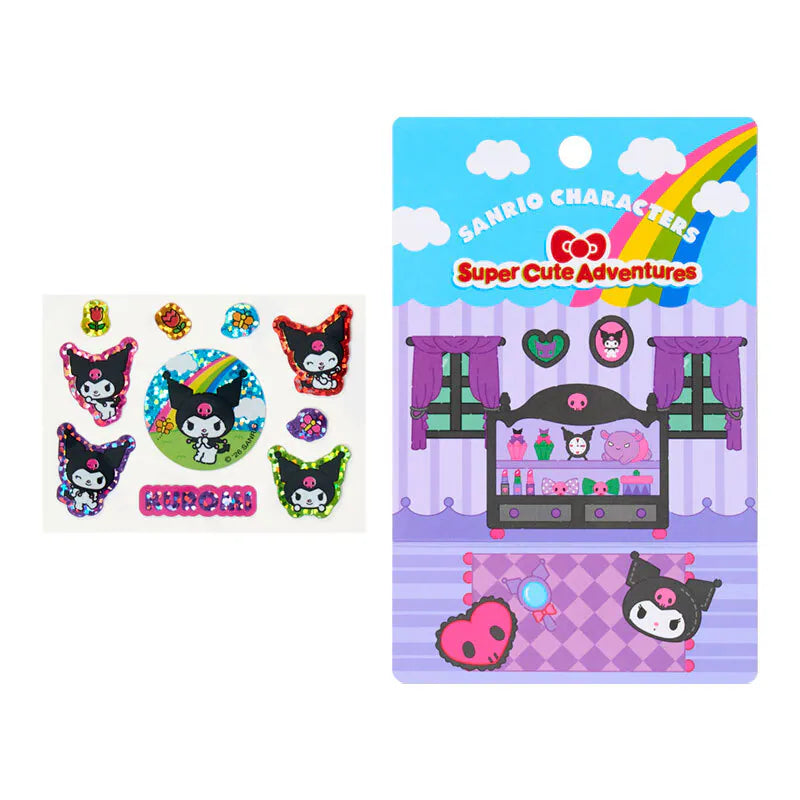 Kuromi Charm and Sticker Set