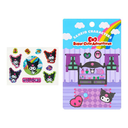 Kuromi Charm and Sticker Set