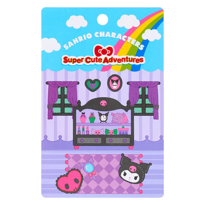 Kuromi Charm and Sticker Set
