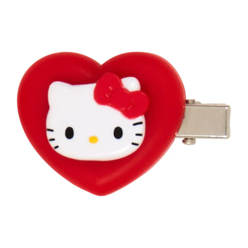 Hello Kitty Heart Mini Hair Clip Set