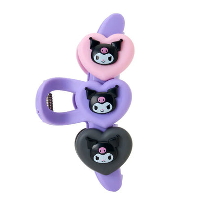 Kuromi Heart Large Hair Clip