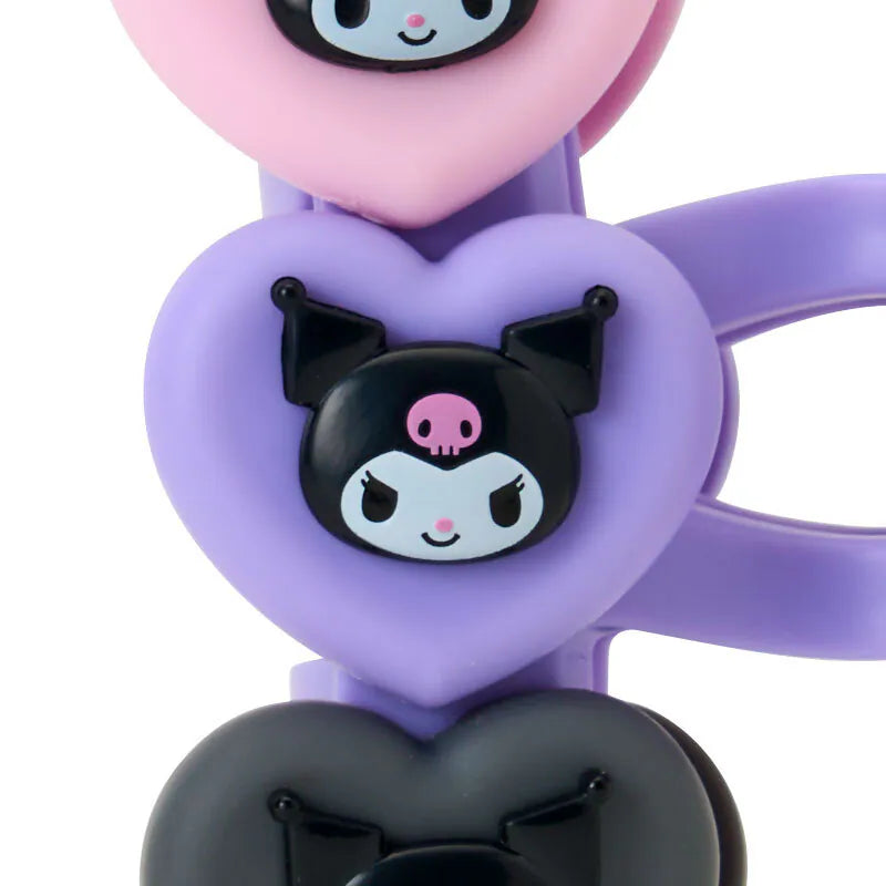 Kuromi Heart Large Hair Clip