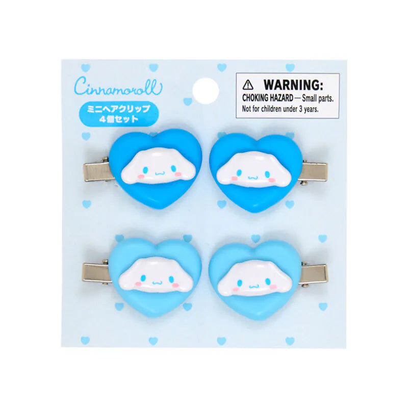 Cinnamoroll Heart Mini Hair Clip Set