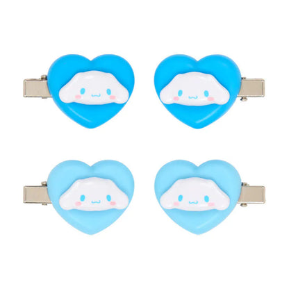 Cinnamoroll Heart Mini Hair Clip Set