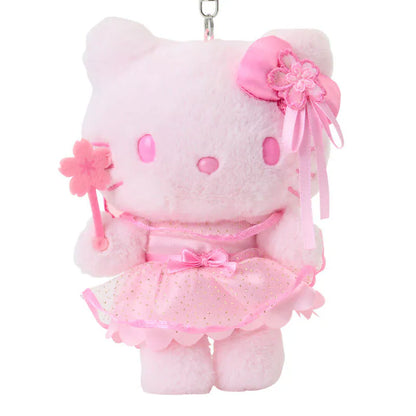Hello Kitty Pink Sakura Keychain with Mascot