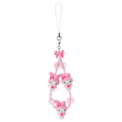 My Melody Tokimeki Pop Beads Cellphone Strap