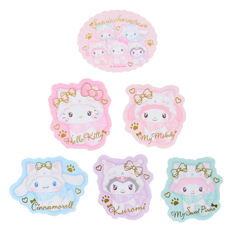 Sanrio Characters Bow Kitten Stickers