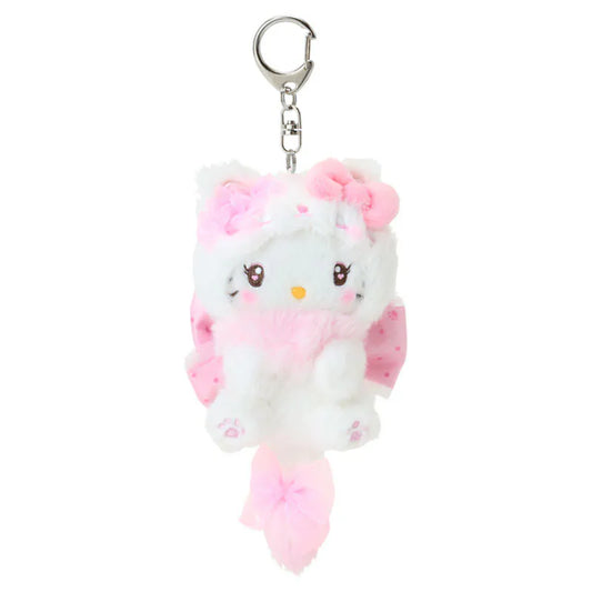 Hello Kitty Bow Kitten Keychain with Mascot