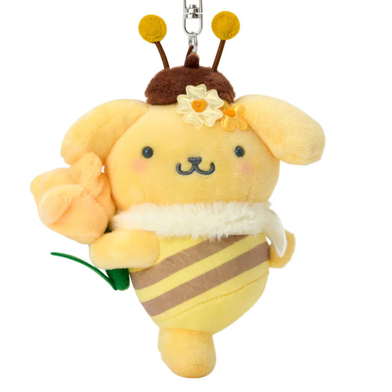 Pompompurin Bee Keychain with Mascot