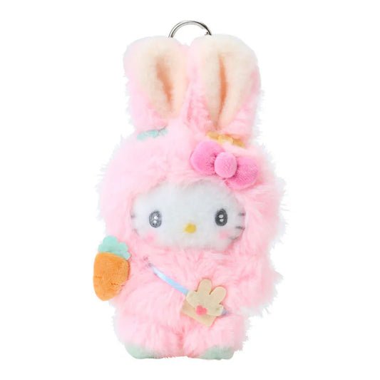Hello Kitty Bunny Keychain with Mascot
