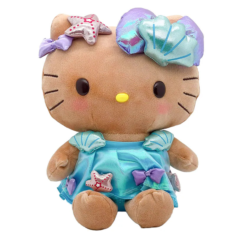 Hello Kitty Tan Summer Dress 8" Plush