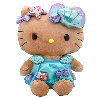 Hello Kitty Tan Summer Dress 8" Plush