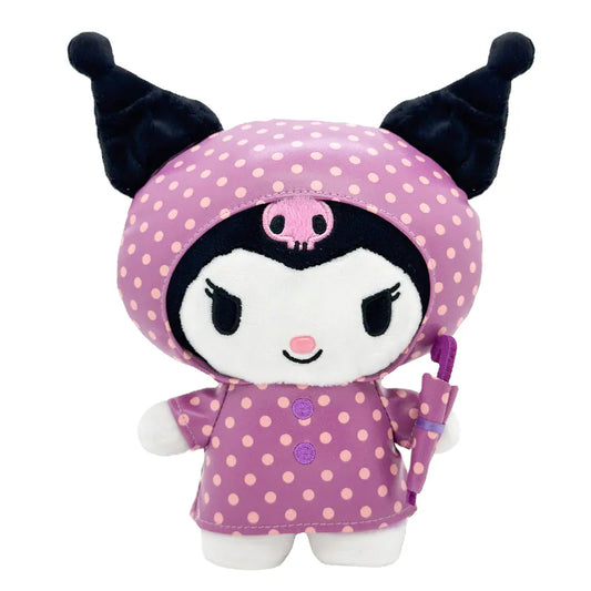 Kuromi Raincoat 7" Standing Plush
