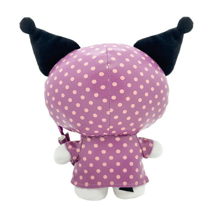 Kuromi Raincoat 7" Standing Plush