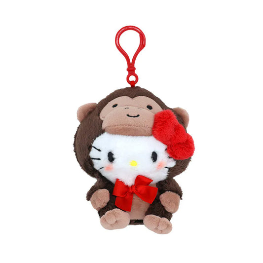 Hello Kitty Zoo Gorilla Mascot Clip On