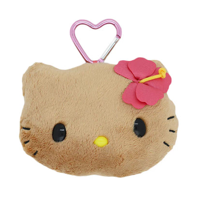Hello Kitty Tan Hibiscus Diecut Pocket