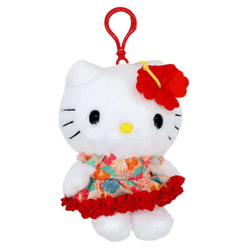 Hello Kitty Hibiscus Mascot Clip On