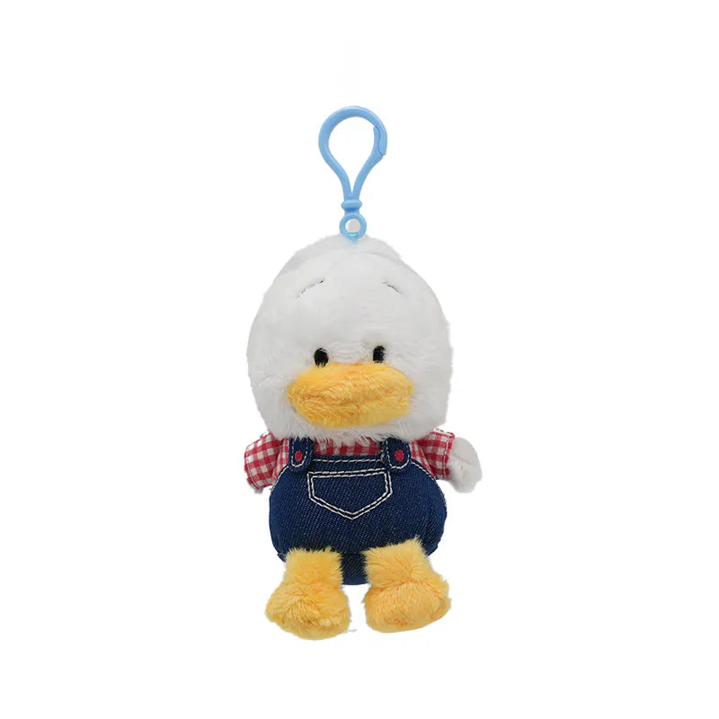 Ahiru no Pekkle Hapidanbui Overalls Mascot Clip On