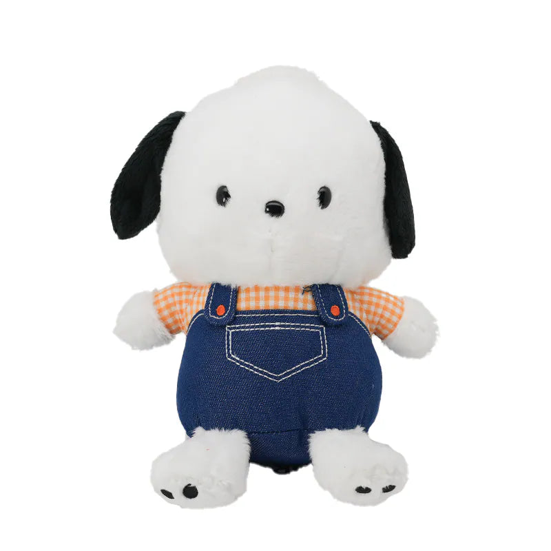 Pochacco Hapidanbui Overalls 8" Plush