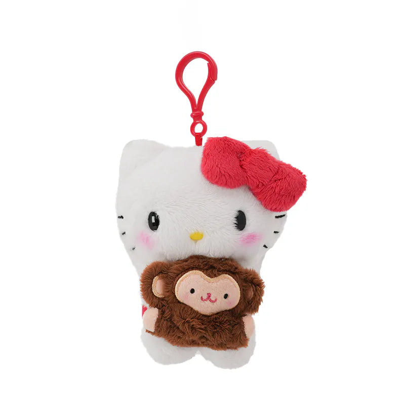 Hello Kitty Baby Chimpanzee Hug Mascot Clip On