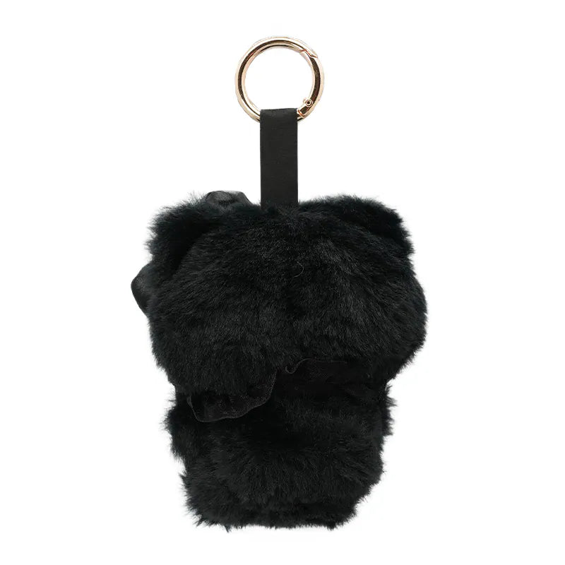 Hello Kitty Plushie Pops Noir Mascot with Carabiner