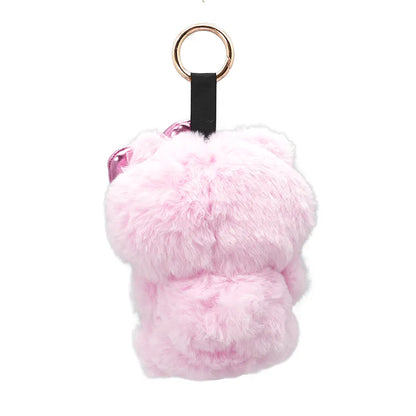 Hello Kitty Plushie Pops Lovely Pink Mascot with Carabiner