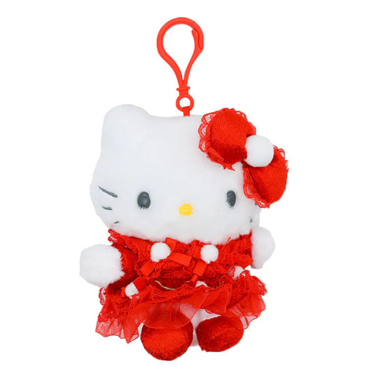 Hello Kitty Christmas Dress Mascot Clip On