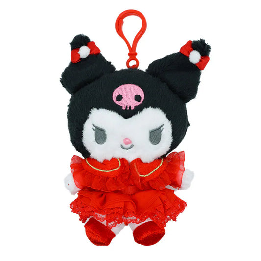 Kuromi Christmas Dress Mascot Clip On