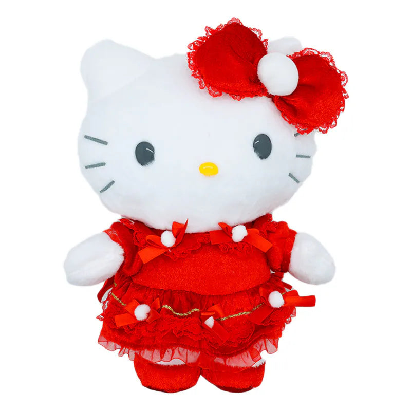 Hello Kitty Christmas Dress 8" Plush