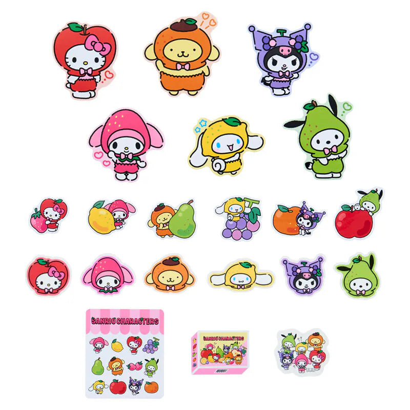 Sanrio Characters Mix Fruit Stickers