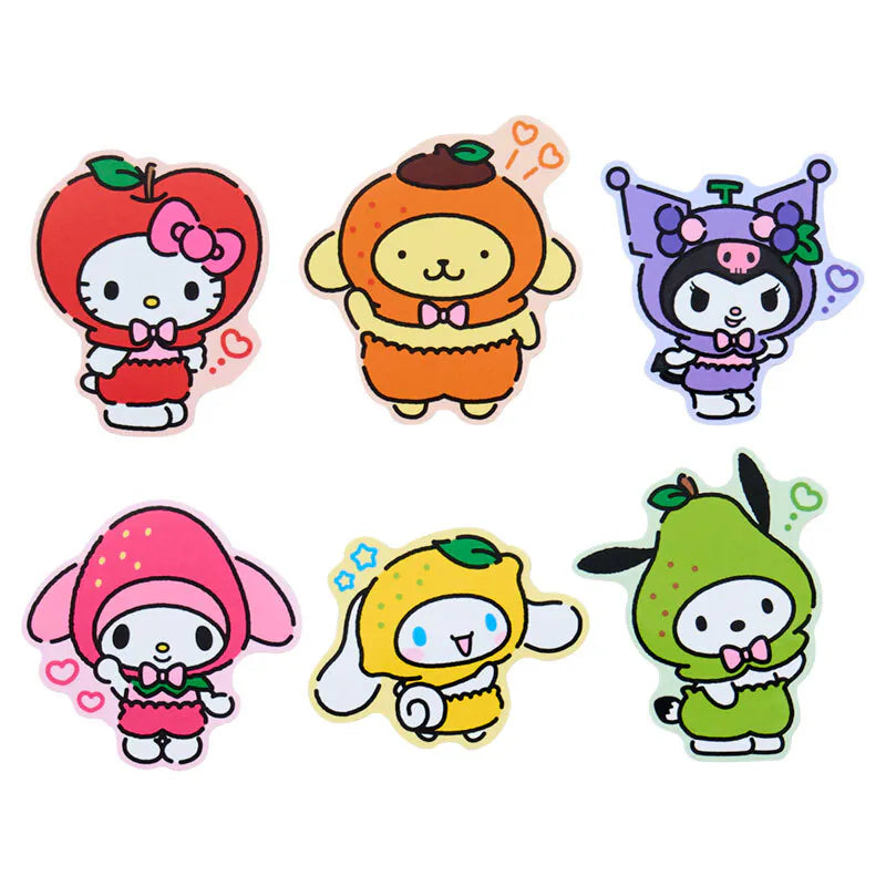Sanrio Characters Mix Fruit Stickers