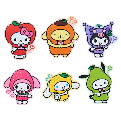 Sanrio Characters Mix Fruit Stickers