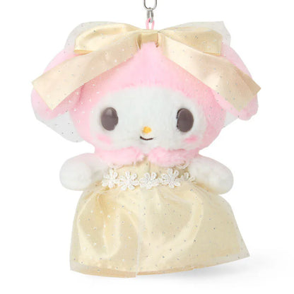 My Melody Lady Yellow Keychain with Mascot
