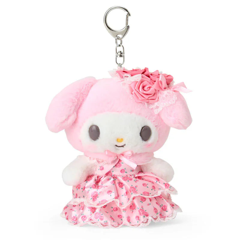 My Melody Lady Pink Keychain with Mascot